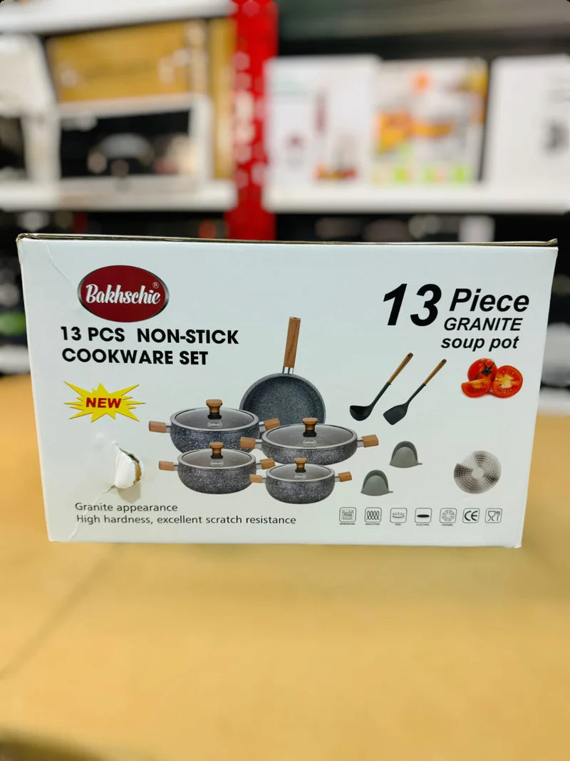 13-piece Bakhschie Granite Cookware Set by Easehub Pakistan-1