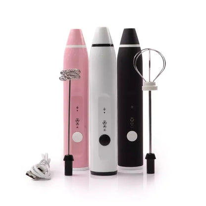 2 in 1 Electric Rechargeable Coffee Beater & Milk Frother