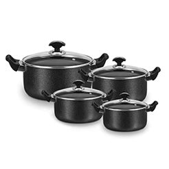Sonex Non Stick - Royal Set (1x4) - Glass Lid