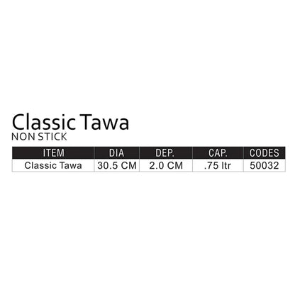 Non Stick Classic Tawa (12 inch)